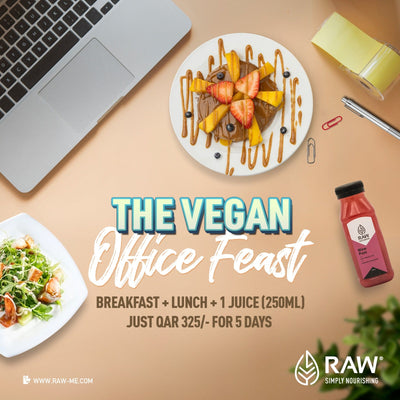 Vegan Office Feast | Raw Middle East