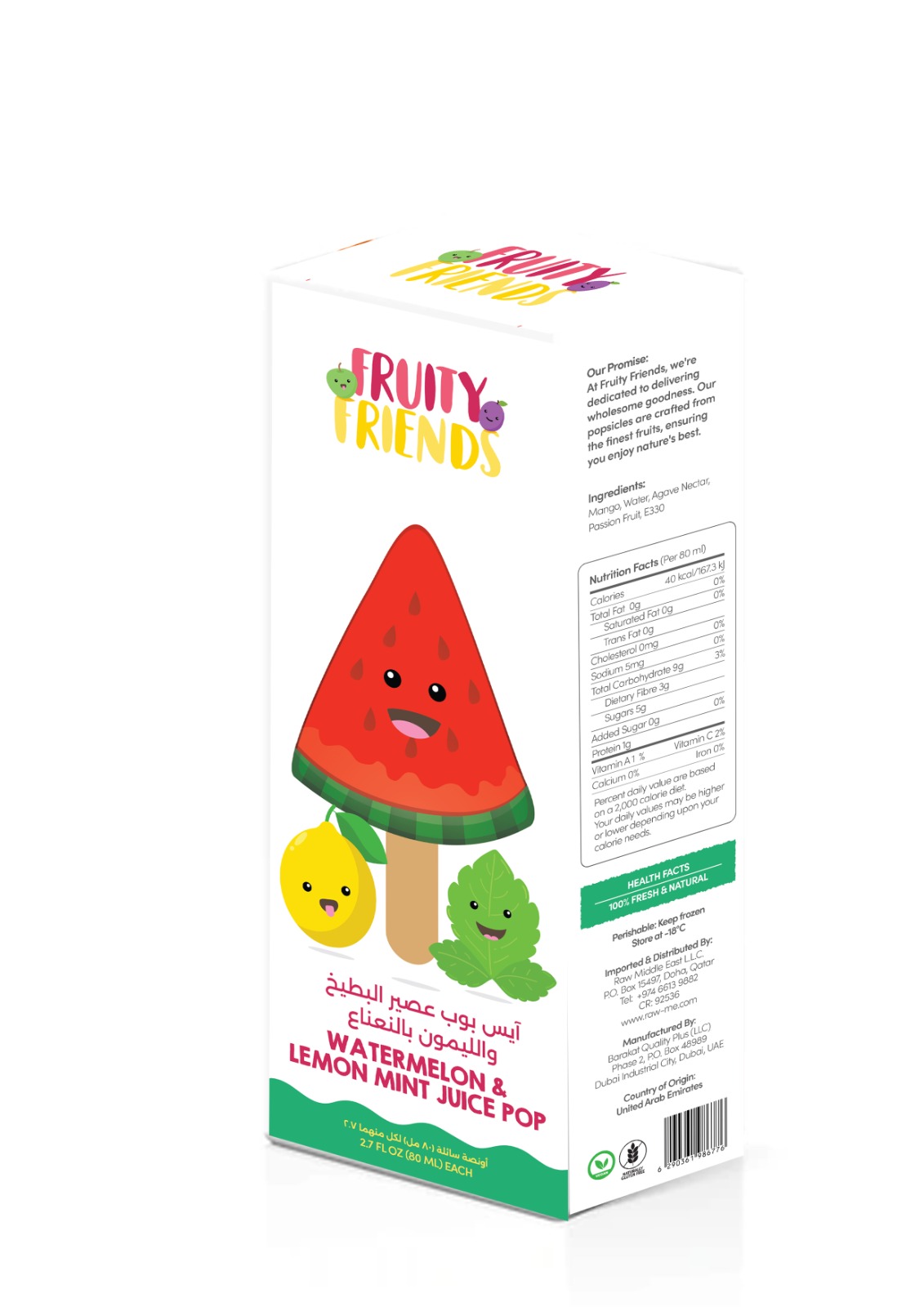 Watermelon & Lemon Mint Pop